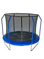 Батут 8FT 2.44м Sport Elite GAME фиберглас с принтом, защитной сеткой внутрь FR-50-8FT
